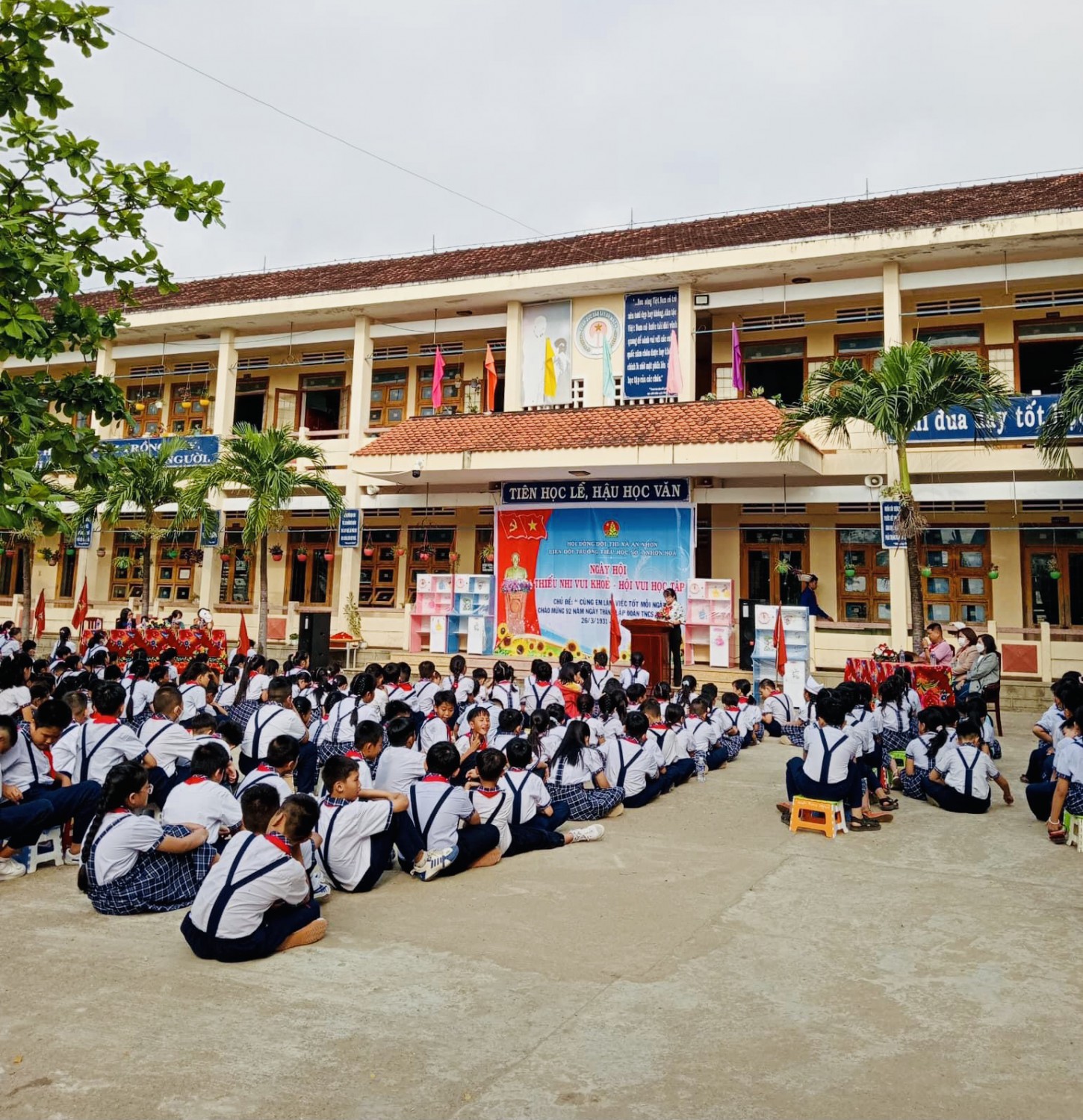 Một góc trường tiểu học số 1 Nhơn Hoà